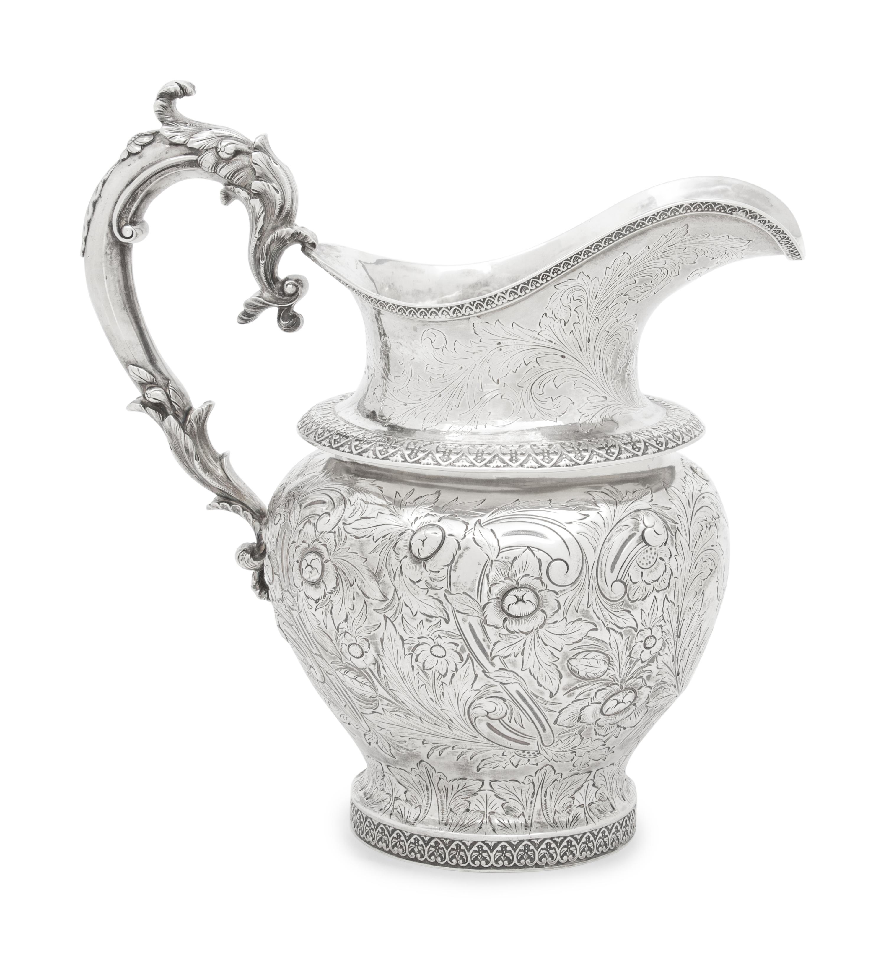An American Silver Pitcher