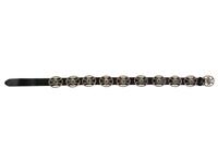 Navajo Sandcast Silver and Turquoise Concha Belt