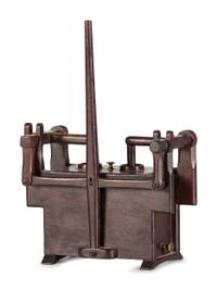A Double Butter Churn Patent Model by C.H. Arnold