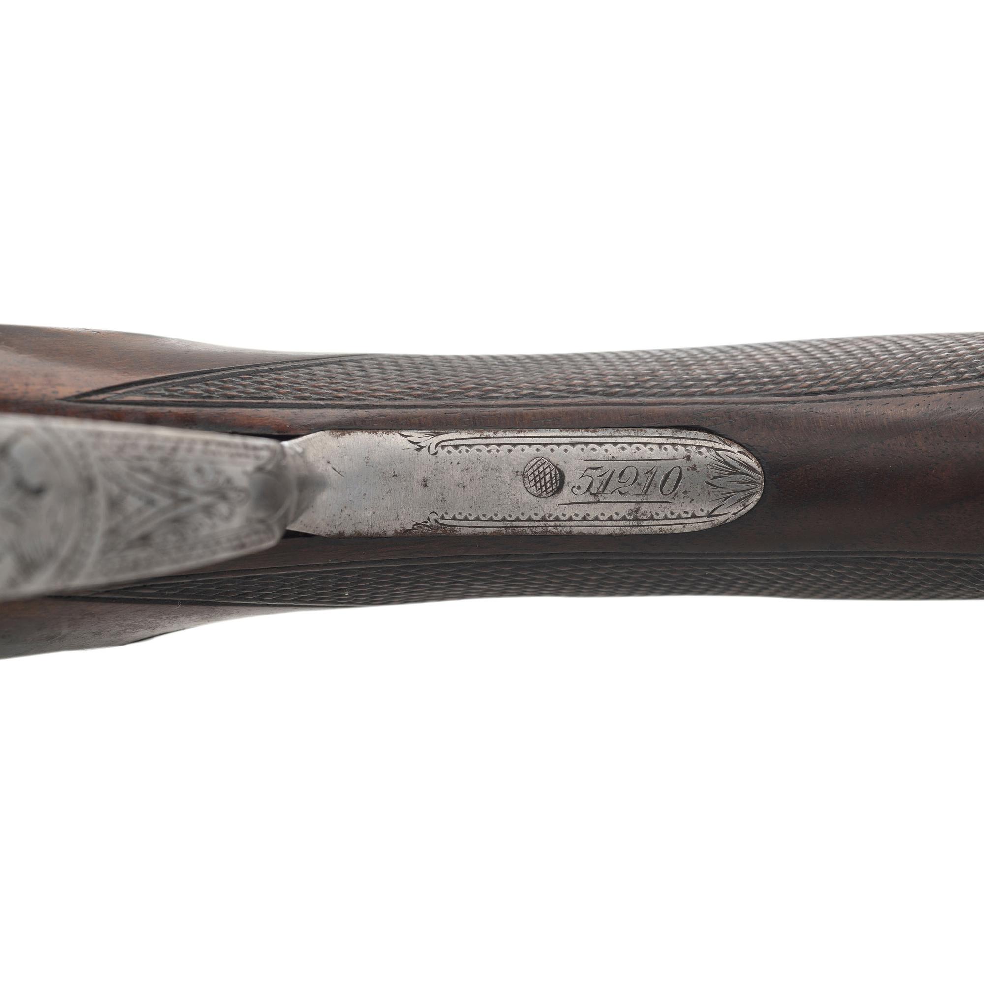 **High Quality C-Grade Lefever Arms Company SxS Hammerless with Damascus Steel Barrels