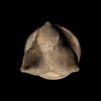 A Chinese Neolithic Pottery Tripod Vessel, Li , Xiajiadian Culture 夏家店下層文化 灰陶三足鬲