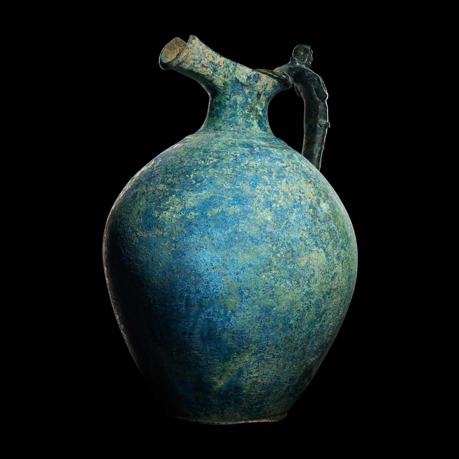 A Roman Bronze Ewer