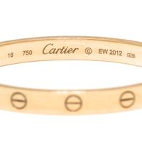 CARTIER, YELLOW GOLD 'LOVE' BANGLE BRACELET