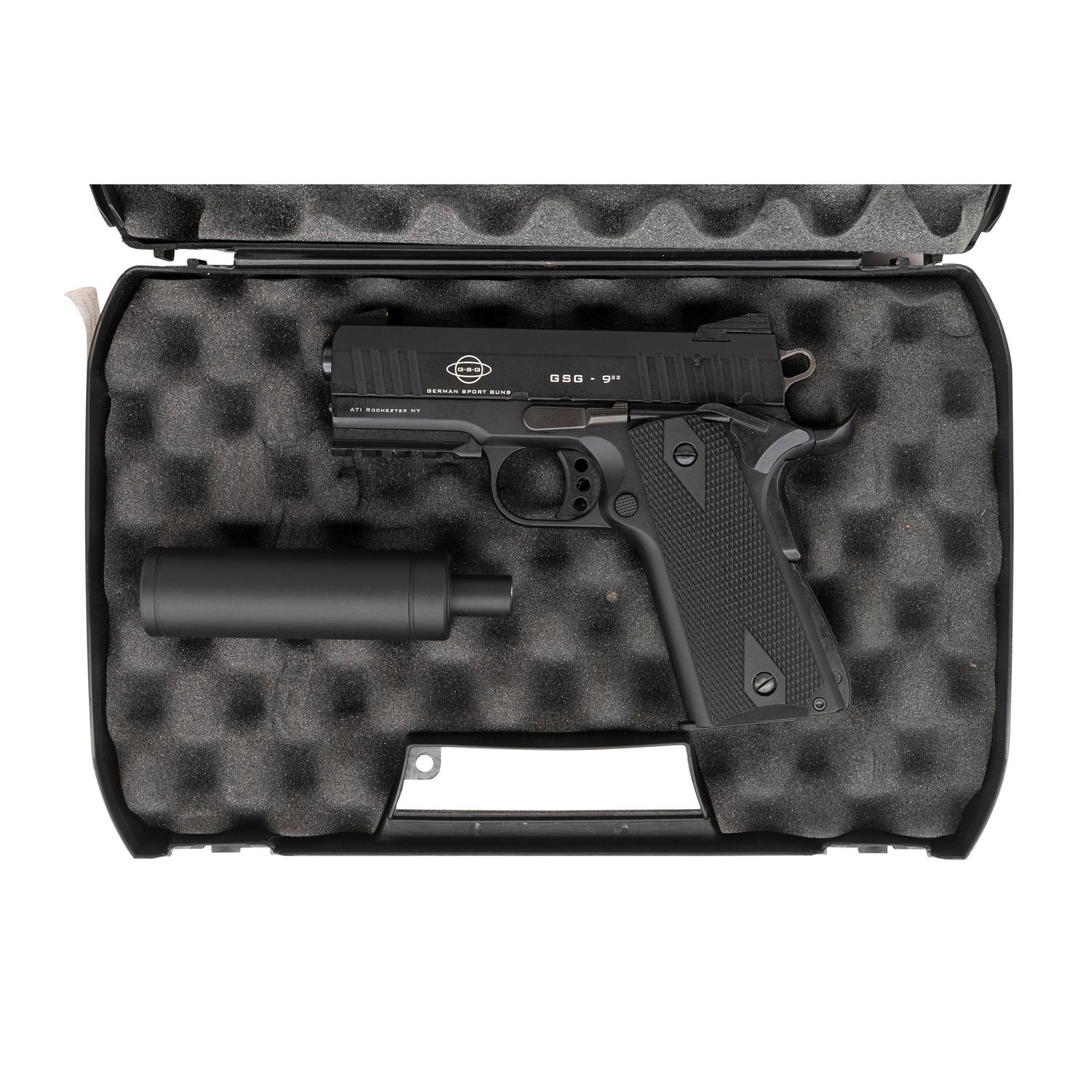 *American Tactical GSG 922 Pistol in Box with Faux Suppressor