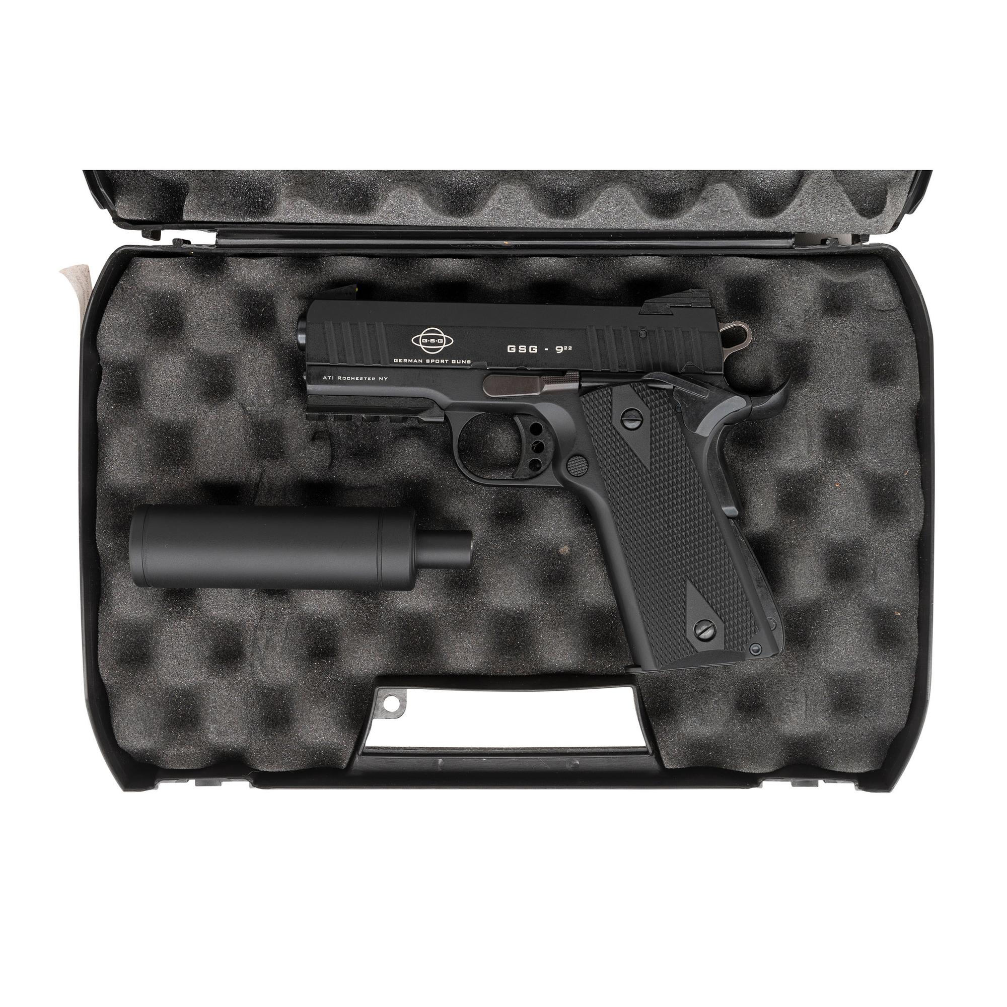 *American Tactical GSG 922 Pistol in Box with Faux Suppressor