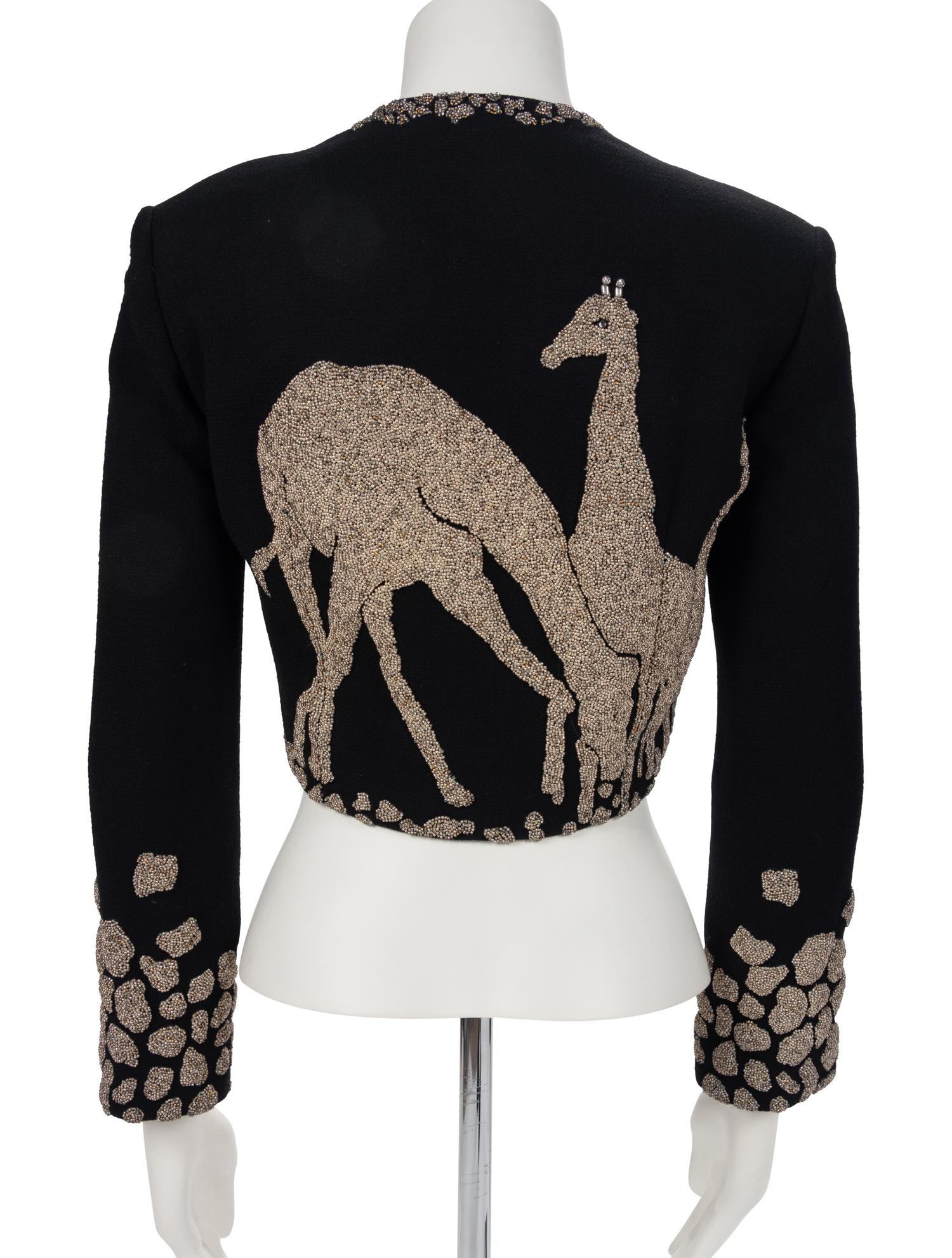 Two Geoffrey Beene Embroidered Jackets, 1990s