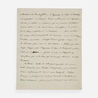 Bonaparte, Napoleon Manuscript Letter, signed