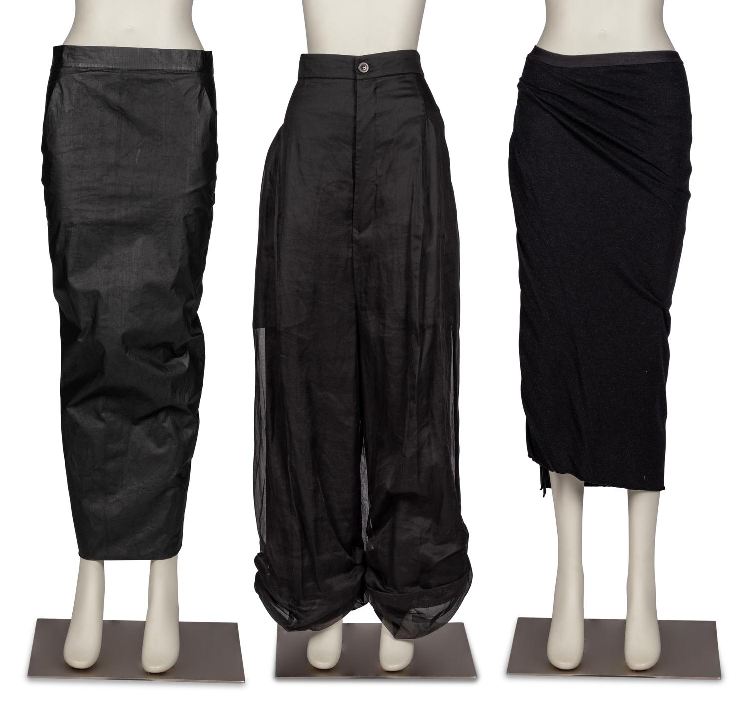 Rick Owens Pant and Two Skirts