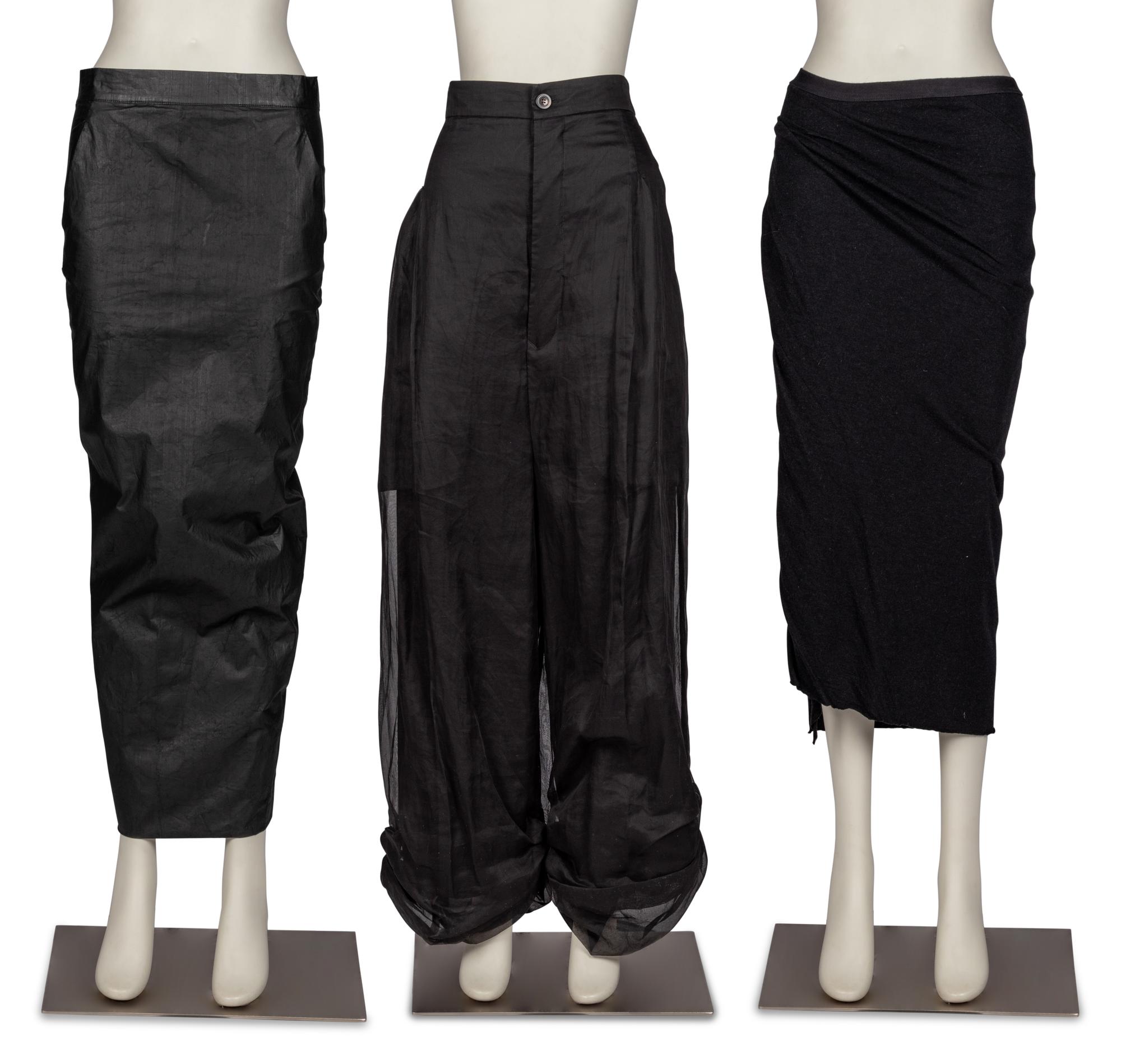 Rick Owens Pant and Two Skirts
