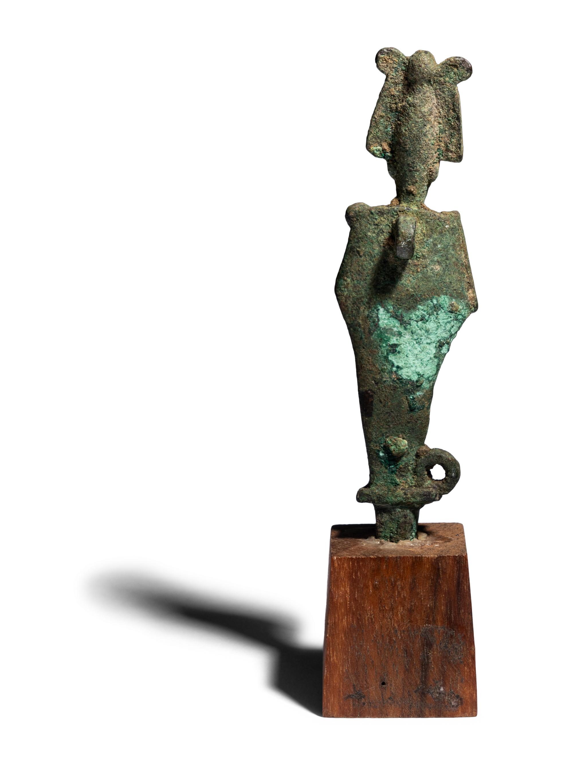 An Egyptian Bronze Osiris