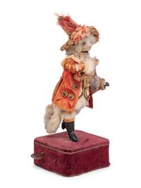 A Waltzing Cat Automaton by Roullet and Decamps
