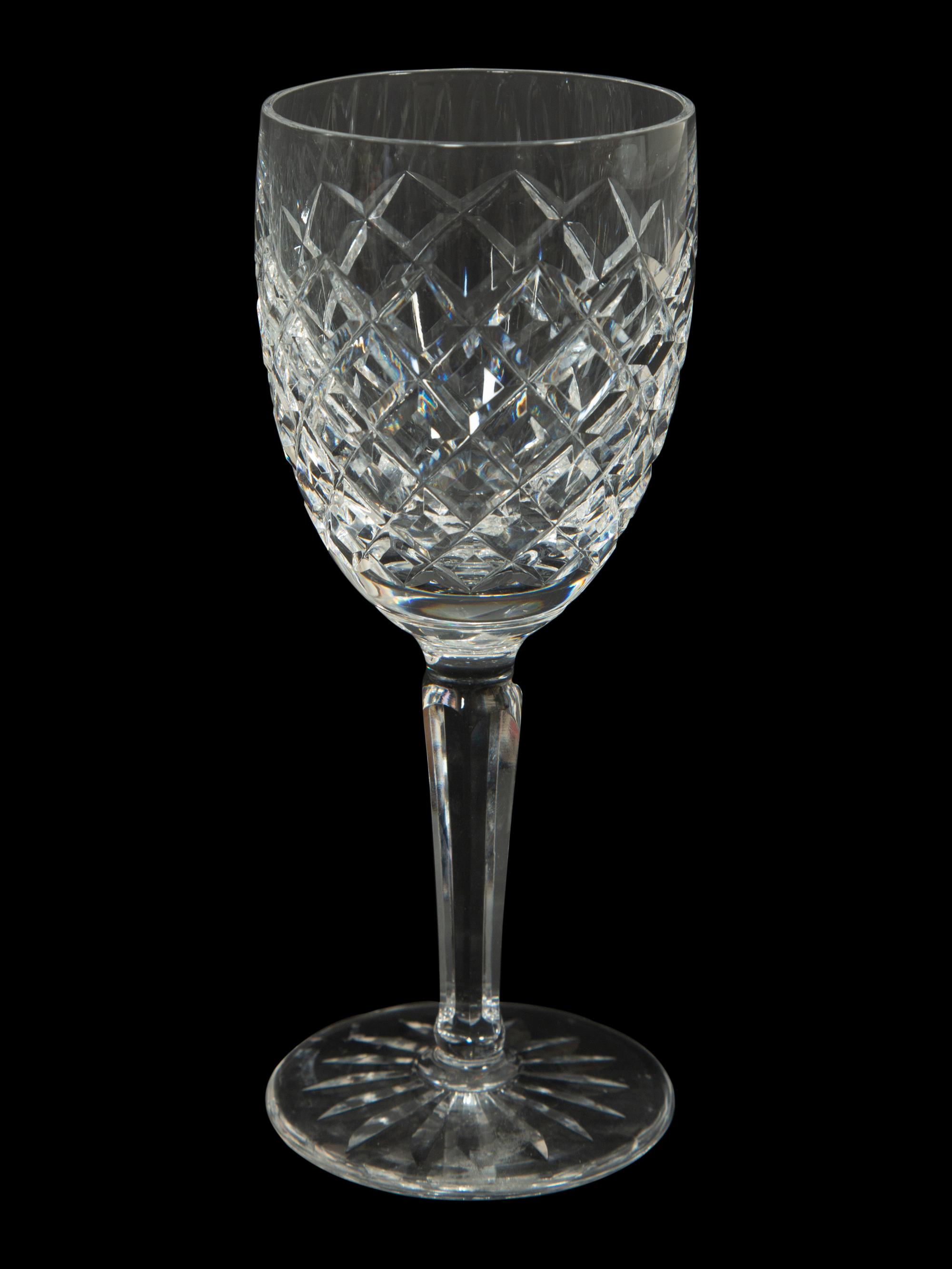 A Group of Waterford Cut Glass Stemware