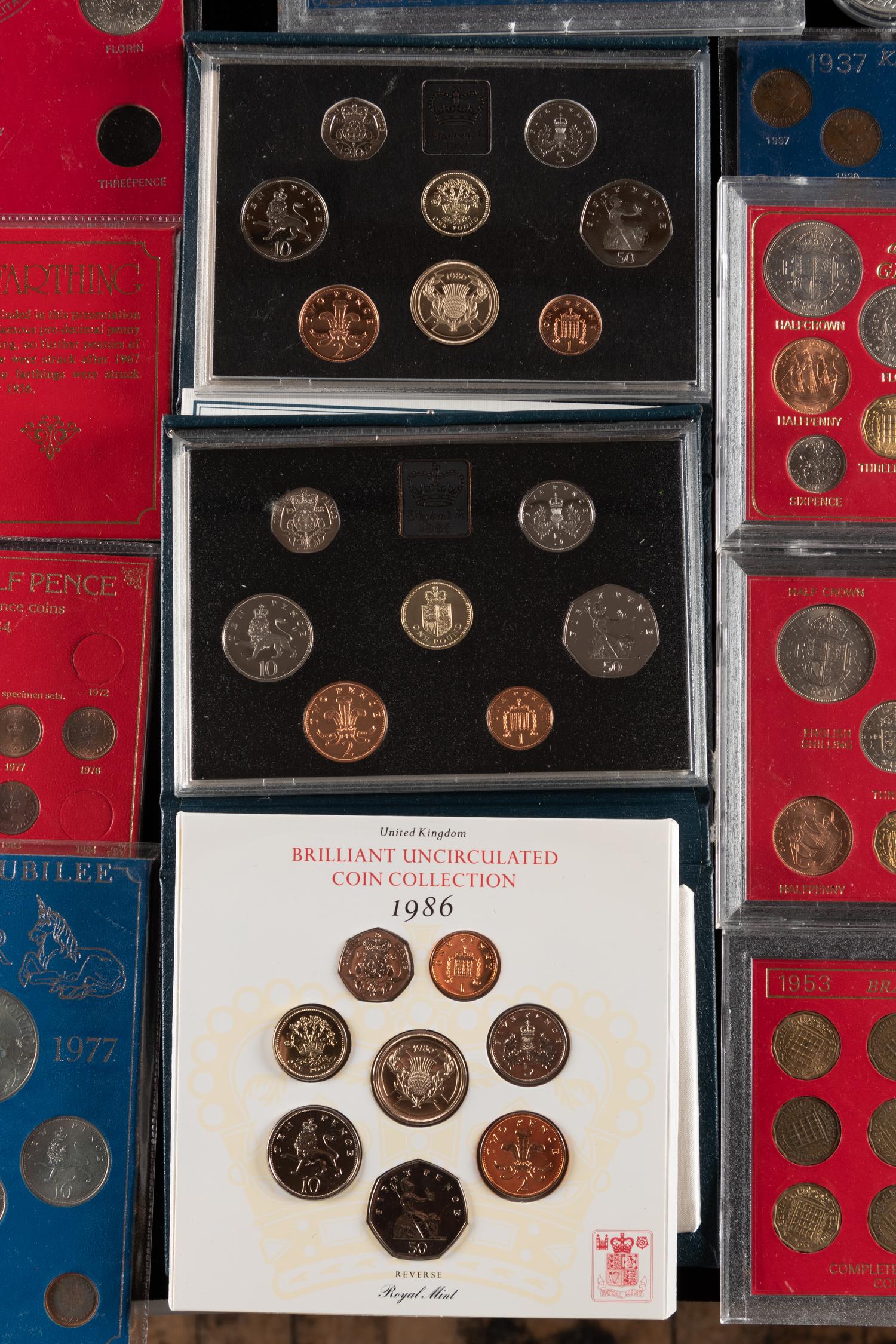[GREAT BRITAIN] A Large Collection of Proof Sets, Mint Sets, Type Sets and Commemoraitve Coins