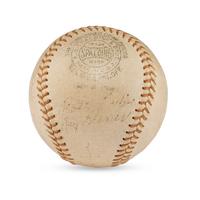 A 1936 Brooklyn Dodgers Team Signed Autograph Baseball (Beckett Authentication Services Letter of Authenticity)