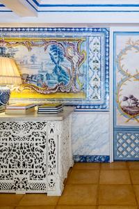 A Victorian White-Painted Cast Iron Marble-Top Radiator Cover