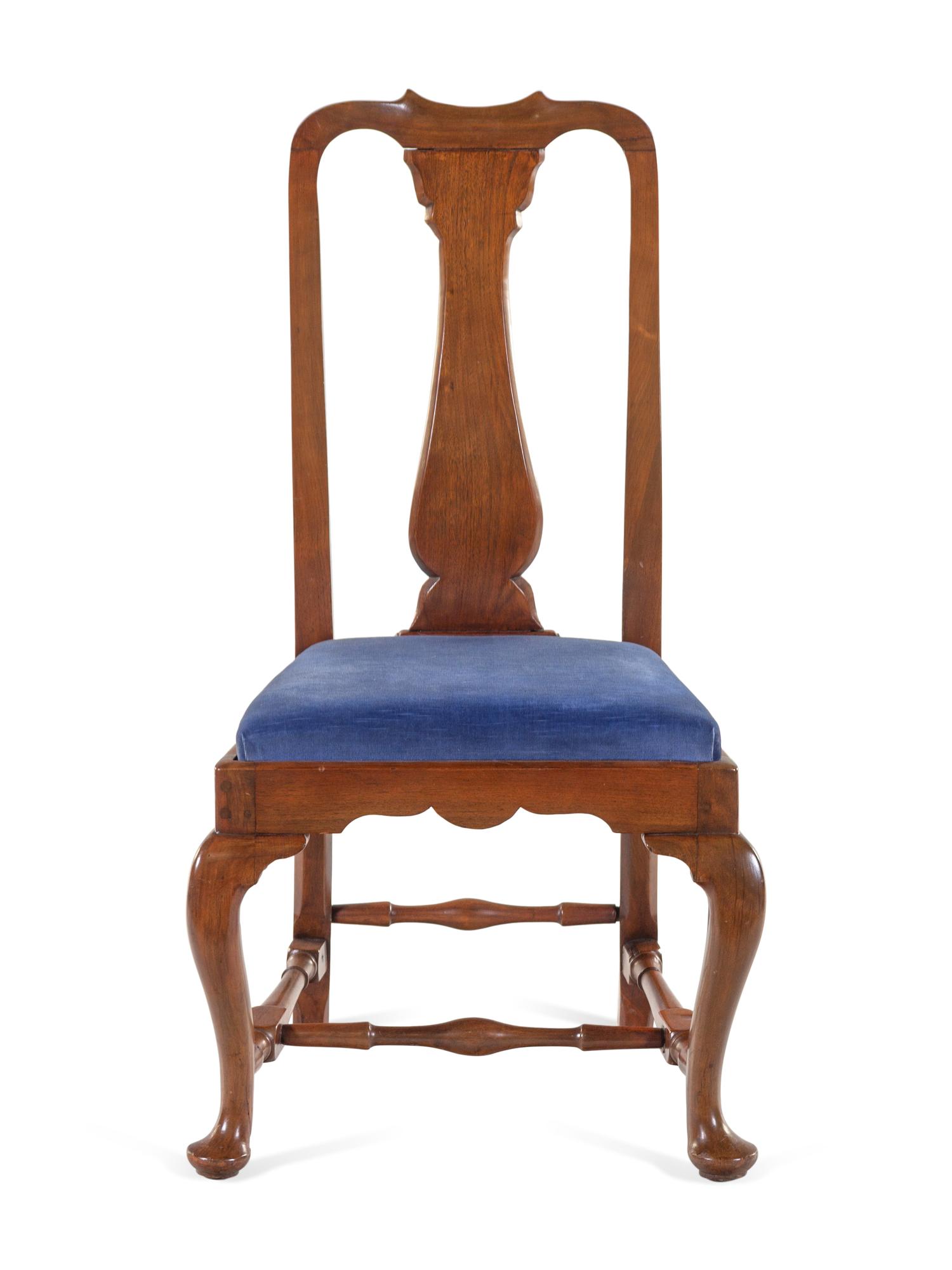 A Queen Anne Walnut Side Chair