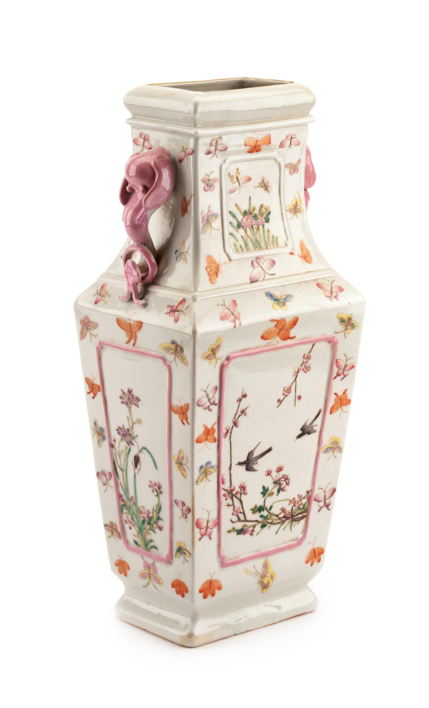 A Chinese Porcelain Vase Height 16 inches.