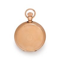 AMERICAN WATCH CO., 14K PINK GOLD HUNTER CASE POCKET WATCH