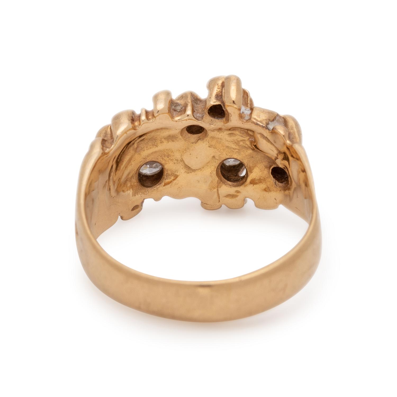 COLLECTION OF YELLOW GOLD AND DIAMOND RINGS
