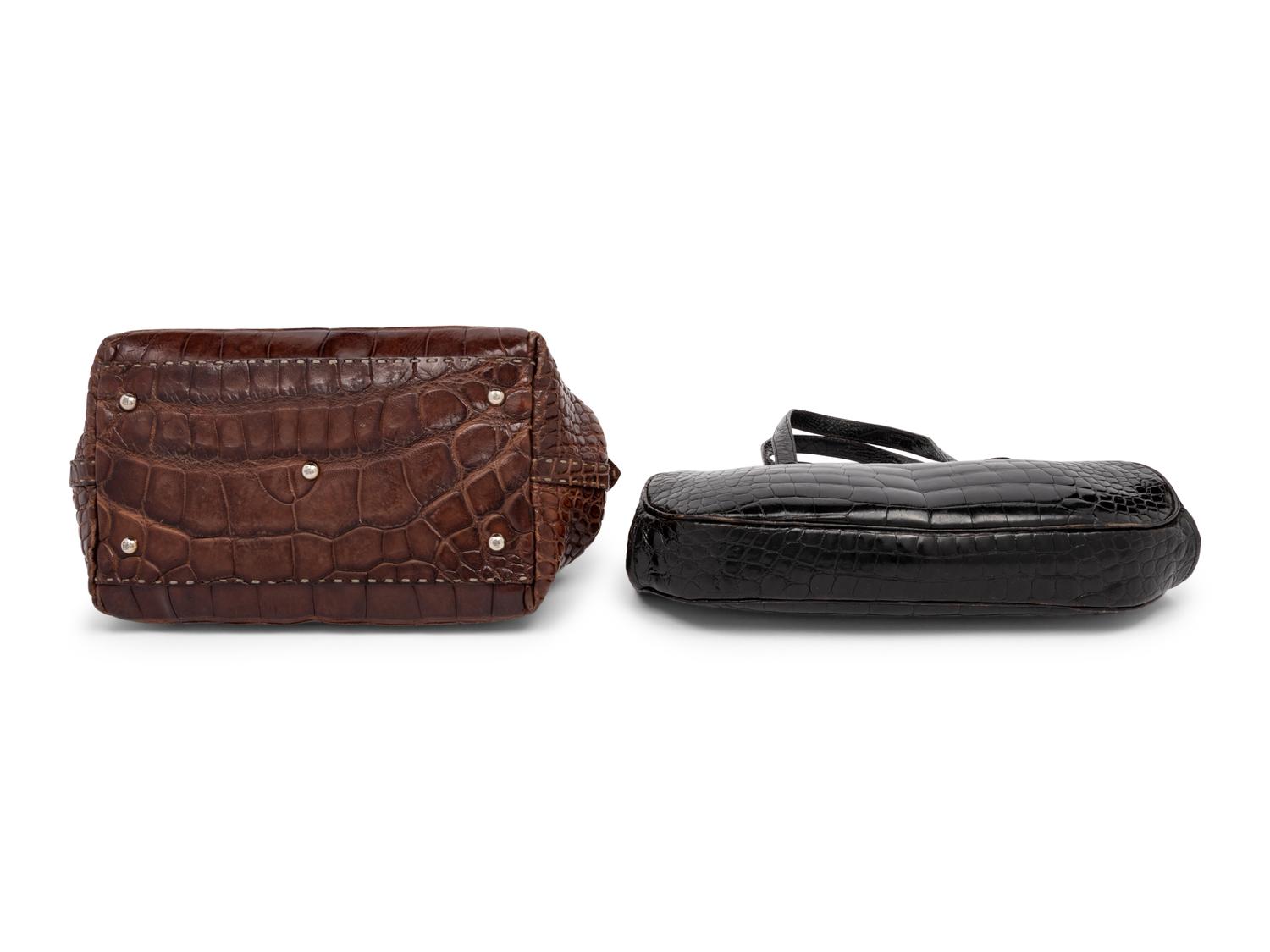 Two Crocodile Bags: Fendi & Puruti