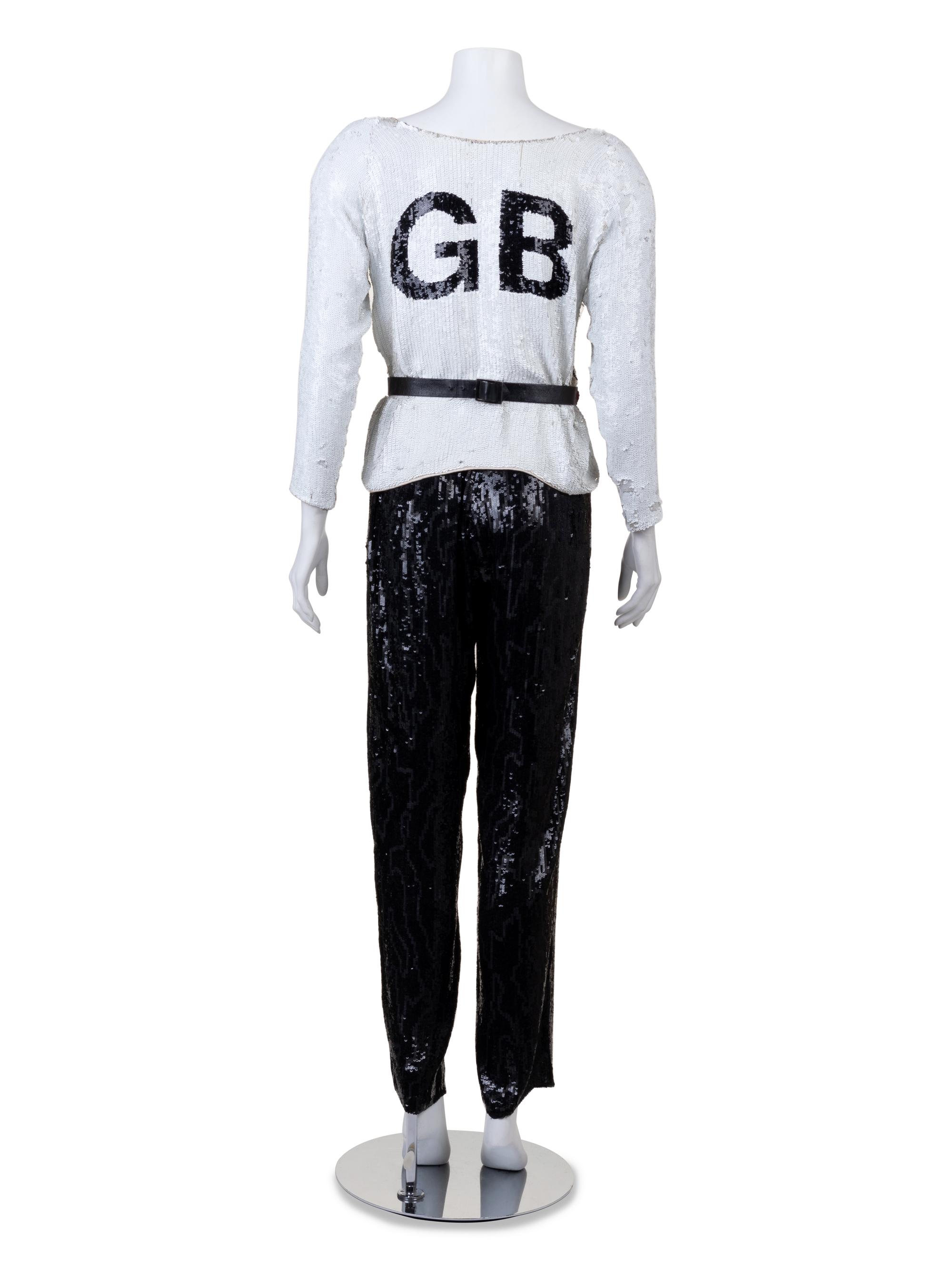 Geoffrey Beene 'Love & Kisses' Pant Ensemble, 1980-90s