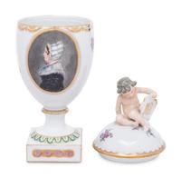 A Royal Copenhagen Porcelain Cup and Cover