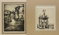 A Group of Five 20th Century Prints First: 10 x 12 inches.