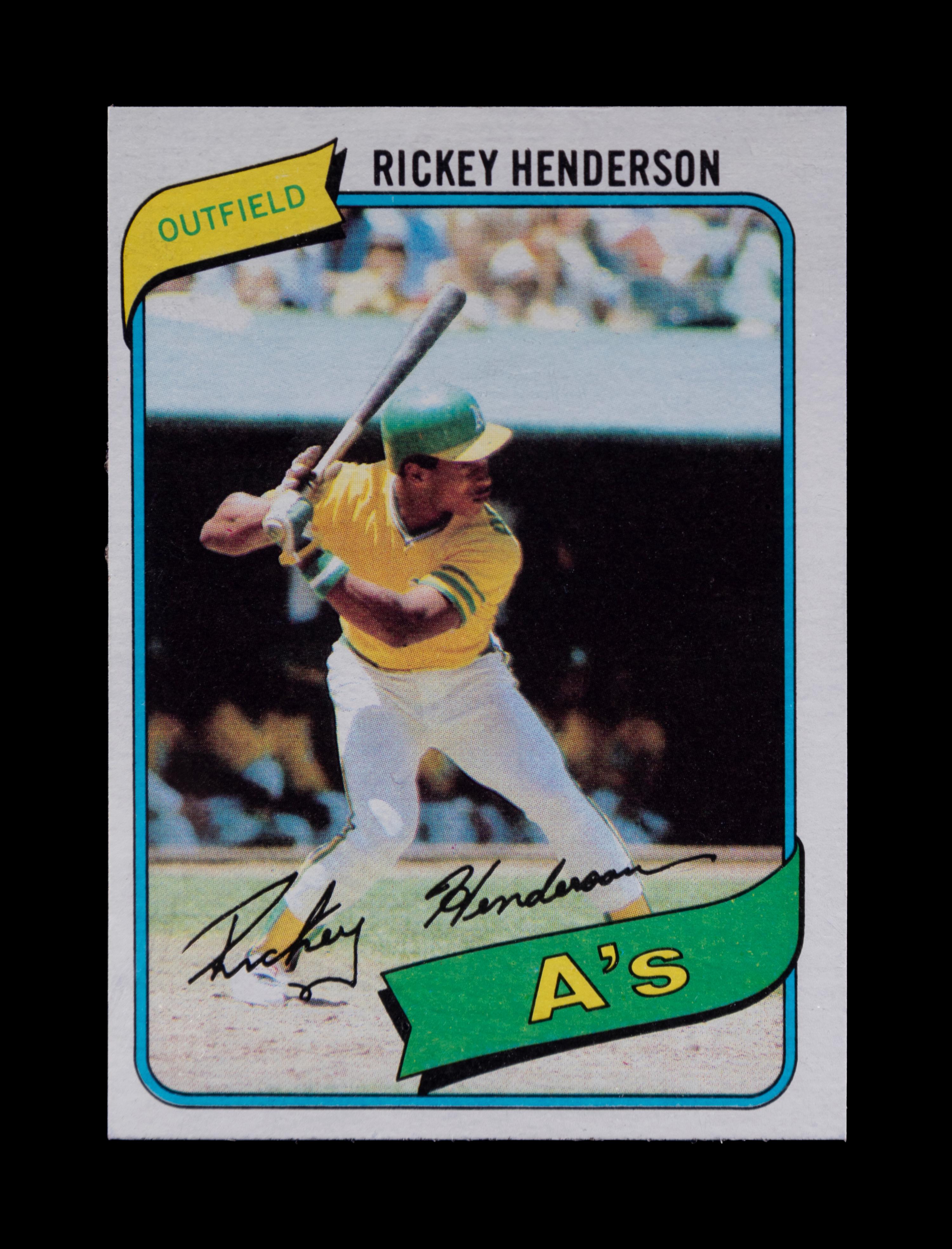 A Group of 22 Hall of Fame and Star Rookie Baseball Cards Including Cal Ripken Jr., Rickey Henderson and Ken Griffey Jr.,
