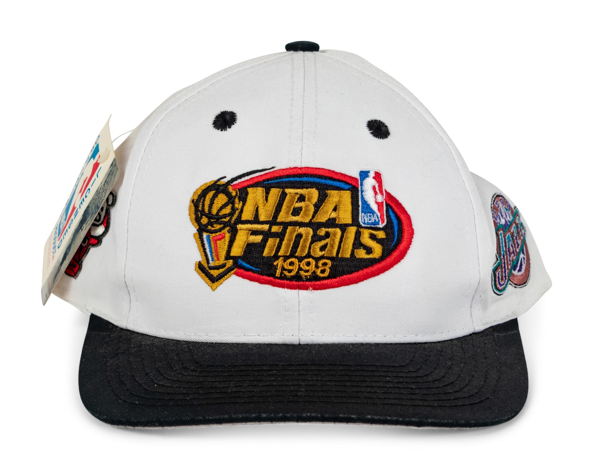 A Michael Jordan Signed Autograph 1998 NBA Finals Hat Cap, Jordan's Last Championship (Beckett Authentication Series BAS Certified),