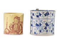 Two Staffordshire Children's Transfer-Decorated Mugs