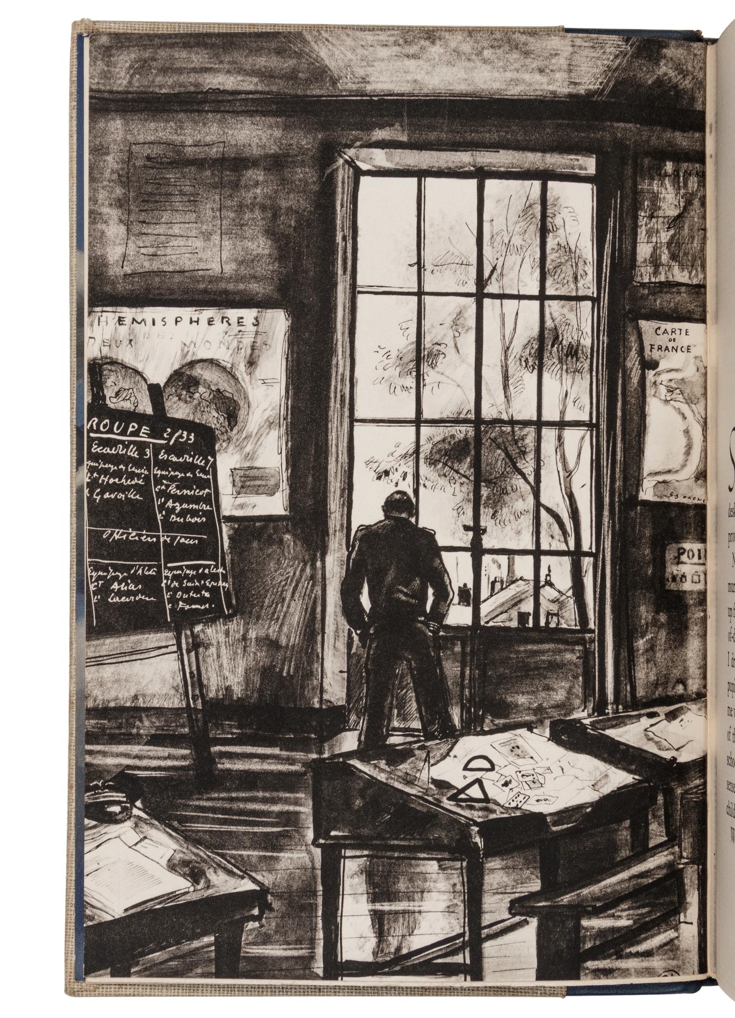 SAINT-EXUPERY, Antoine de (1900-1944). Flight to Arras . New York: Reynal & Hitchcock, 1942.