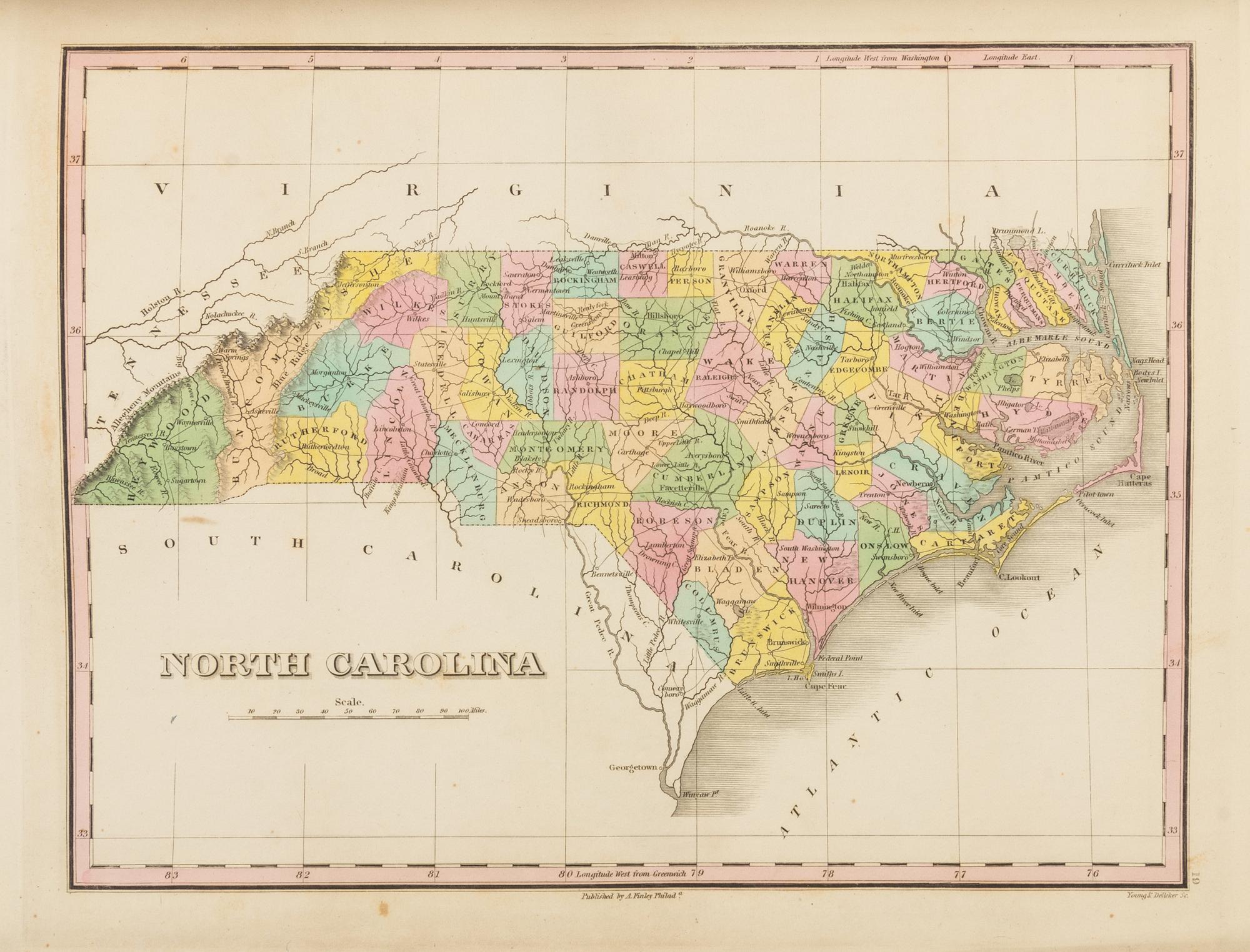 [ATLASES] FINLEY, Anthony (ca 1790-1840)