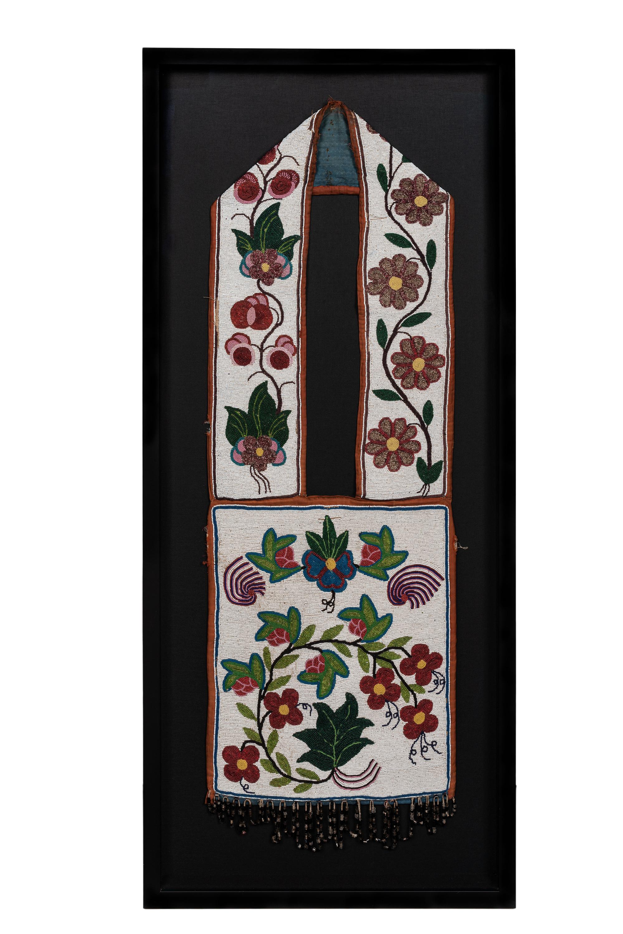 Anishinaabe Beaded Bandolier Bag