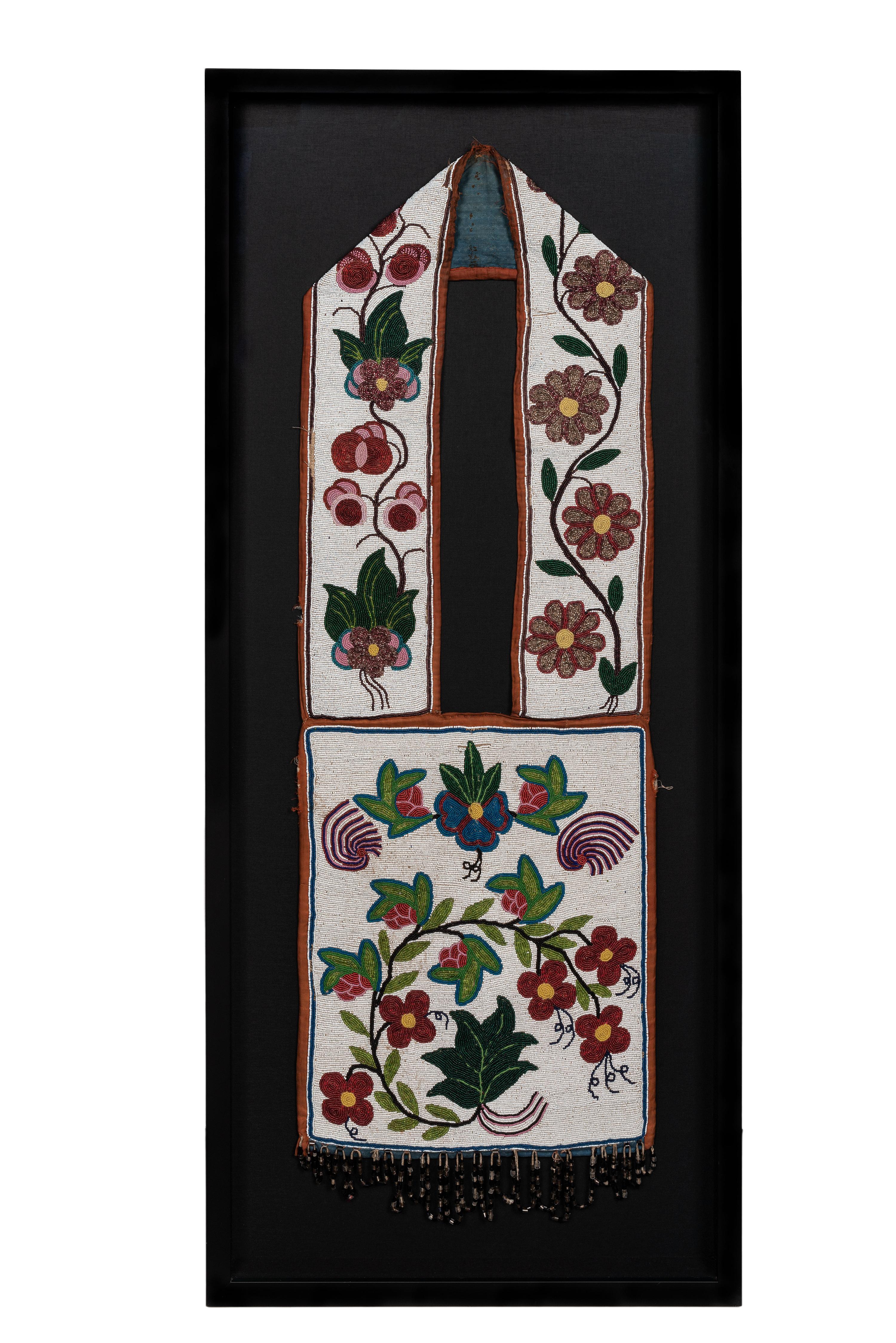 Anishinaabe Beaded Bandolier Bag