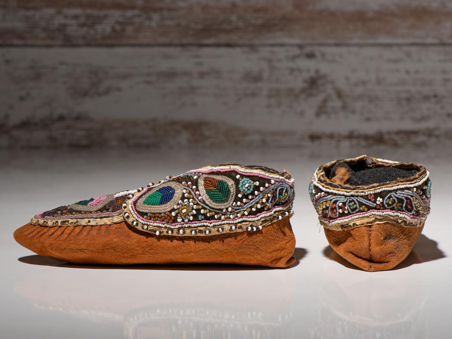 Eastern Woodlands Beaded Moccasins