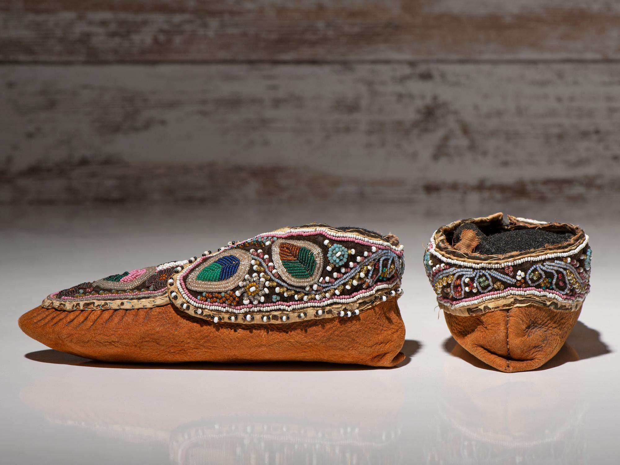 Eastern Woodlands Beaded Moccasins