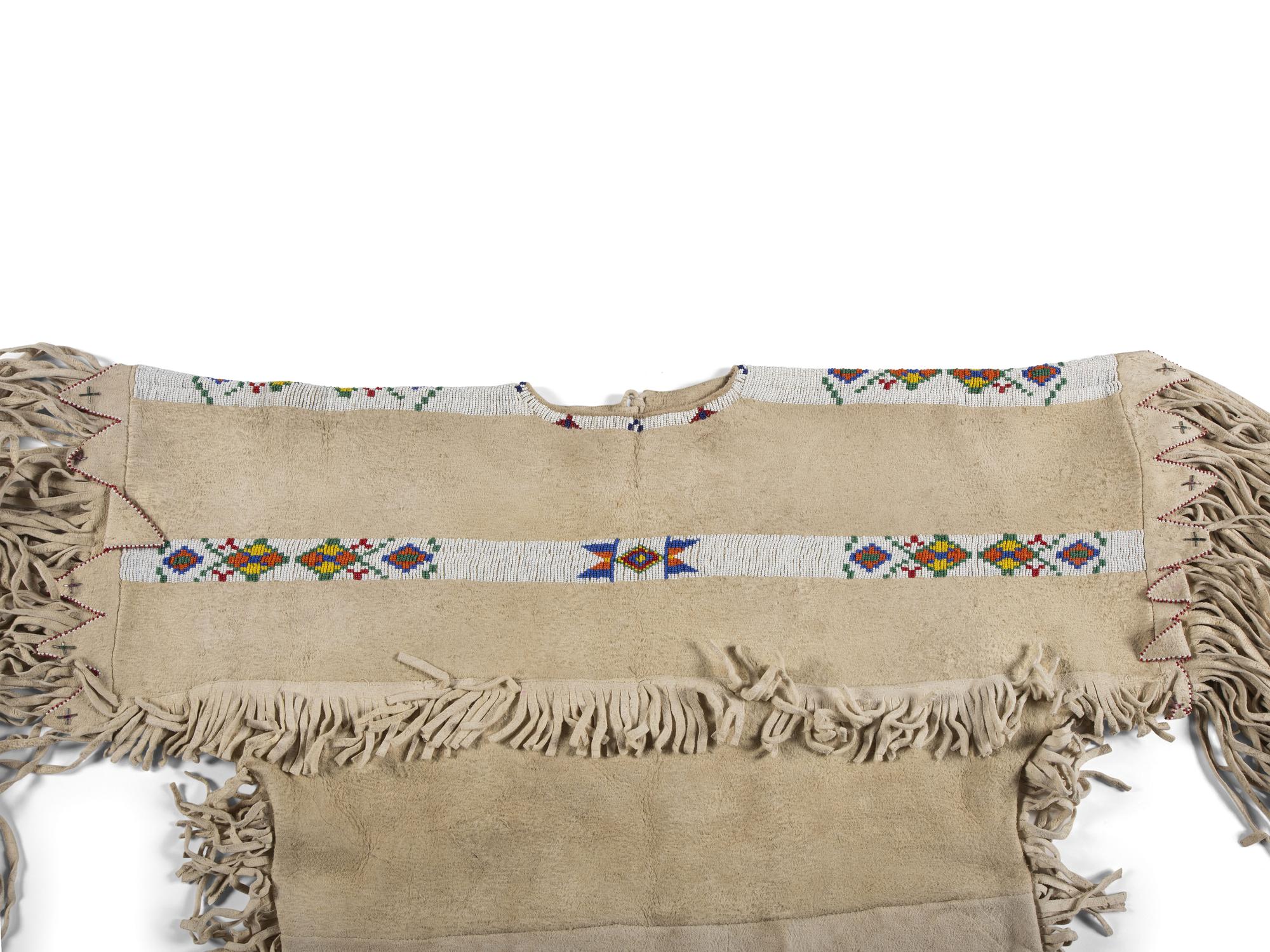 Contemporary Sioux Beaded Hide Dress