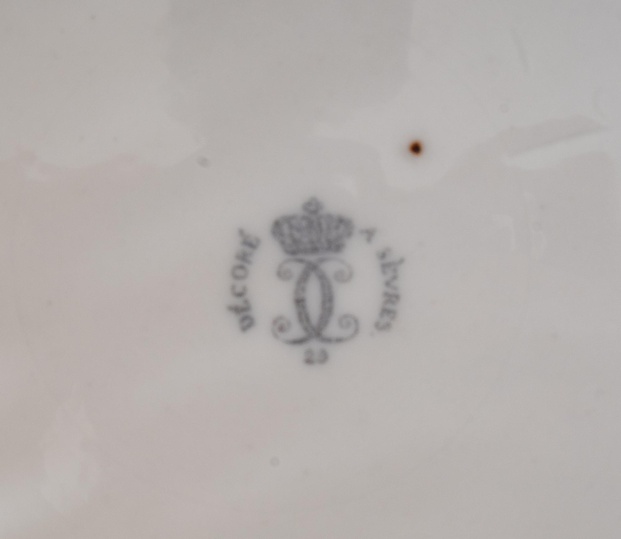 Four Sevres Porcelain Articles — Circa 1826-1831