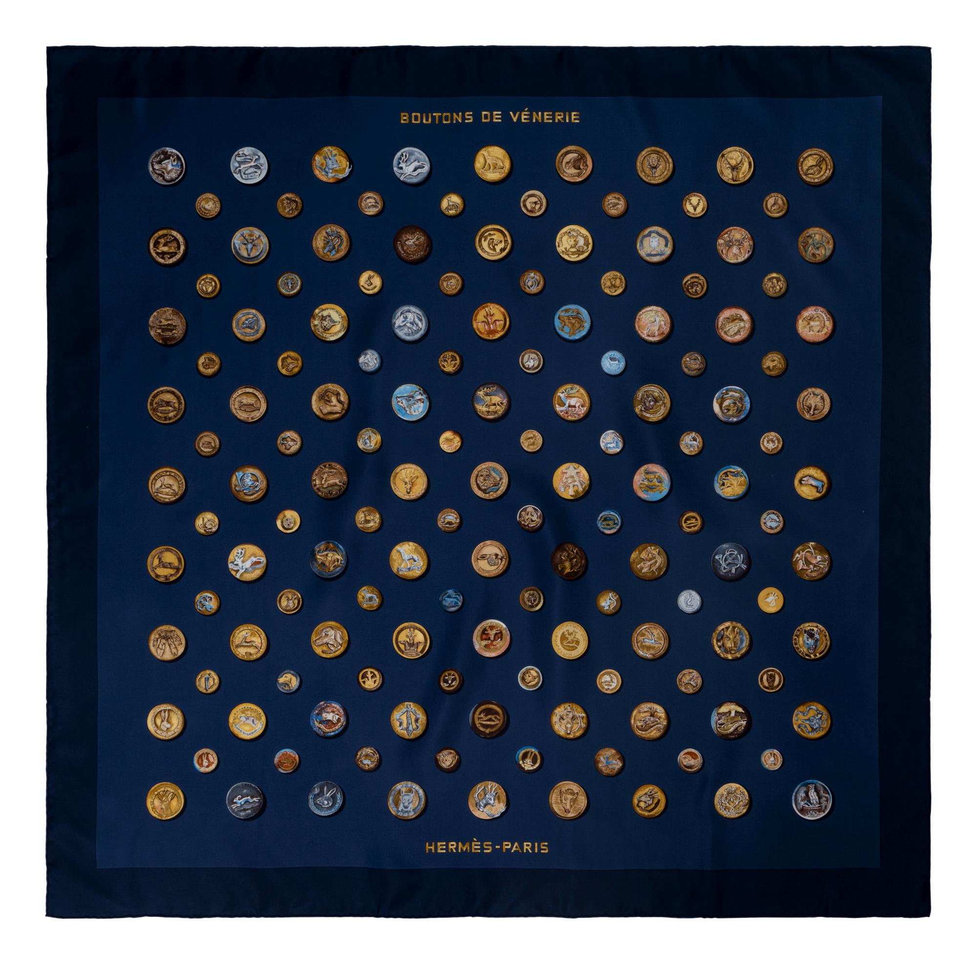 Three Hermès 90cm Silk Scarves