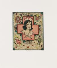Tony Fitzpatrick, (American, b. 1958), The Healer, 1993