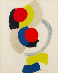 Sonia Delaunay, (French, 1885-1979), Abstract Figure