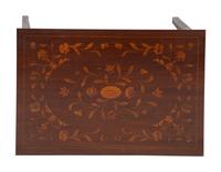 Four Floral Marquetry and String Inlaid Nested Tables