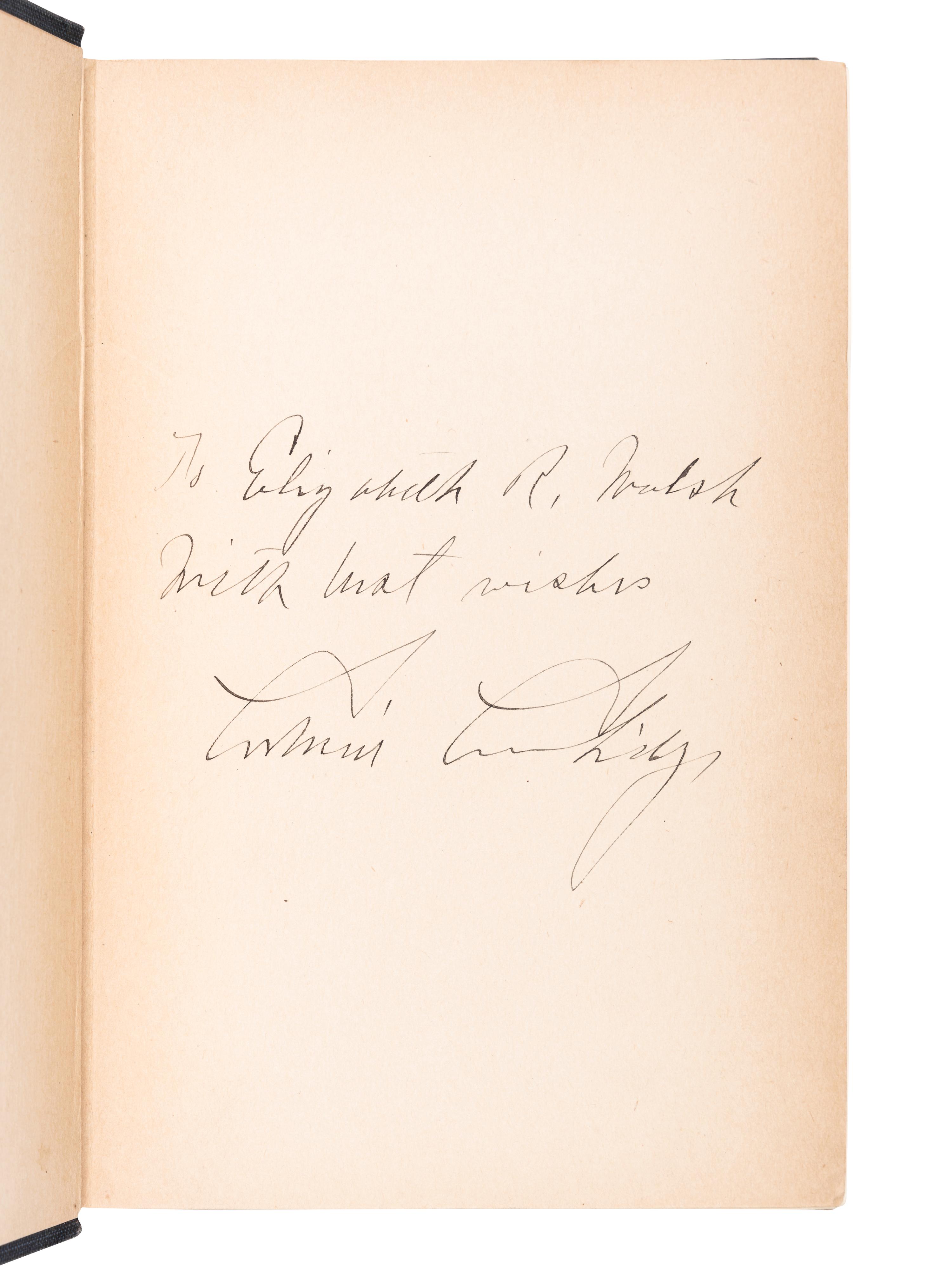 COOLIDGE, Calvin (1872-1933). Autobiography. New York: The Cosmopolitan Book Company, 1929.