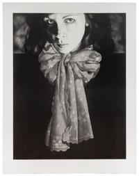 Nancy Lawton, (American, 1950-2007), Self Portrait with Scarf, 1987