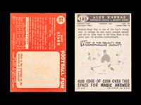 A Group of Topps 1950s Hall of Fame Football Cards (Including Bart Starr and Alex Karras Rookie),