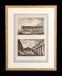 [LEAF] -- [SAINT-NON, Jean Claude Richarde de]. One leaf with two hand-colored engravings presumably from the Voyage pittoresque ou description des royaumes de Naples et de Sicile .