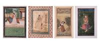 Four Indian Miniature Paintings