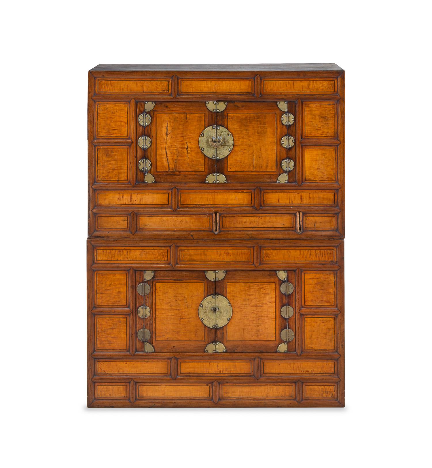 A Set of Korean Stacking Chests, Nong