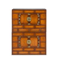 A Set of Korean Stacking Chests, Nong