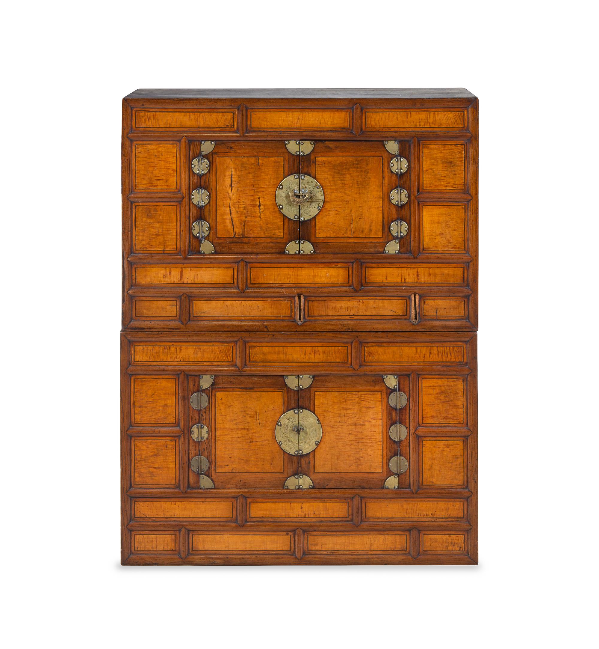 A Set of Korean Stacking Chests, Nong